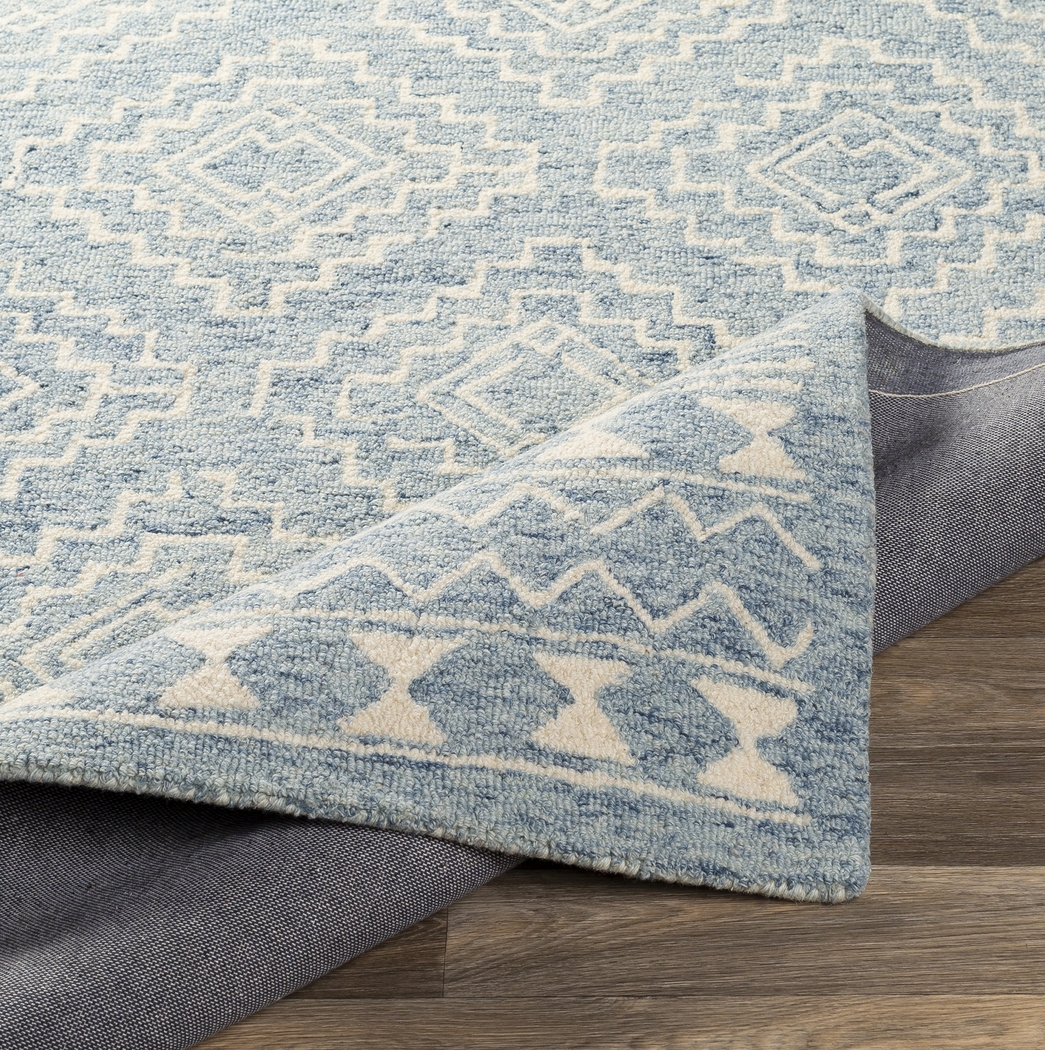 Eddith Blue 8' x 10' Rug - Thumbnail - Image 6