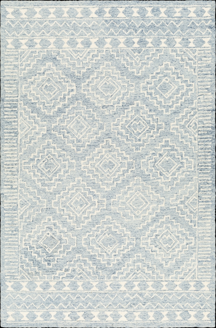 Eddith Blue 8' x 10' Rug - Thumbnail - Image 1
