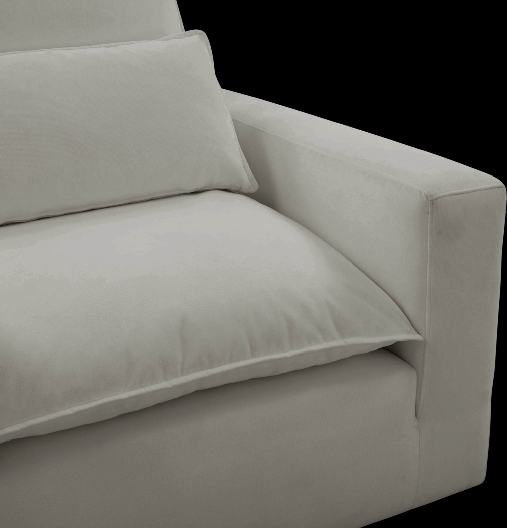 Eddlynch Gray Accent Chair - Thumbnail - Image 3