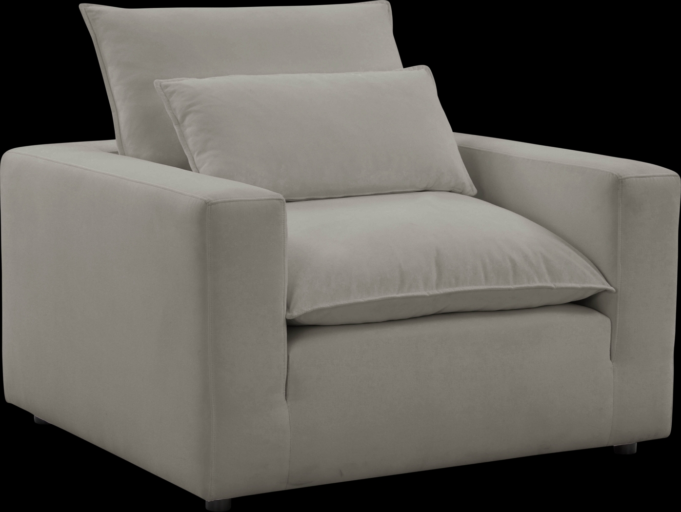 Eddlynch Gray Accent Chair - Thumbnail - Image 1