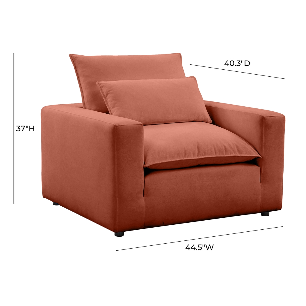 Eddlynch Rust Accent Chair - Thumbnail - Image 5