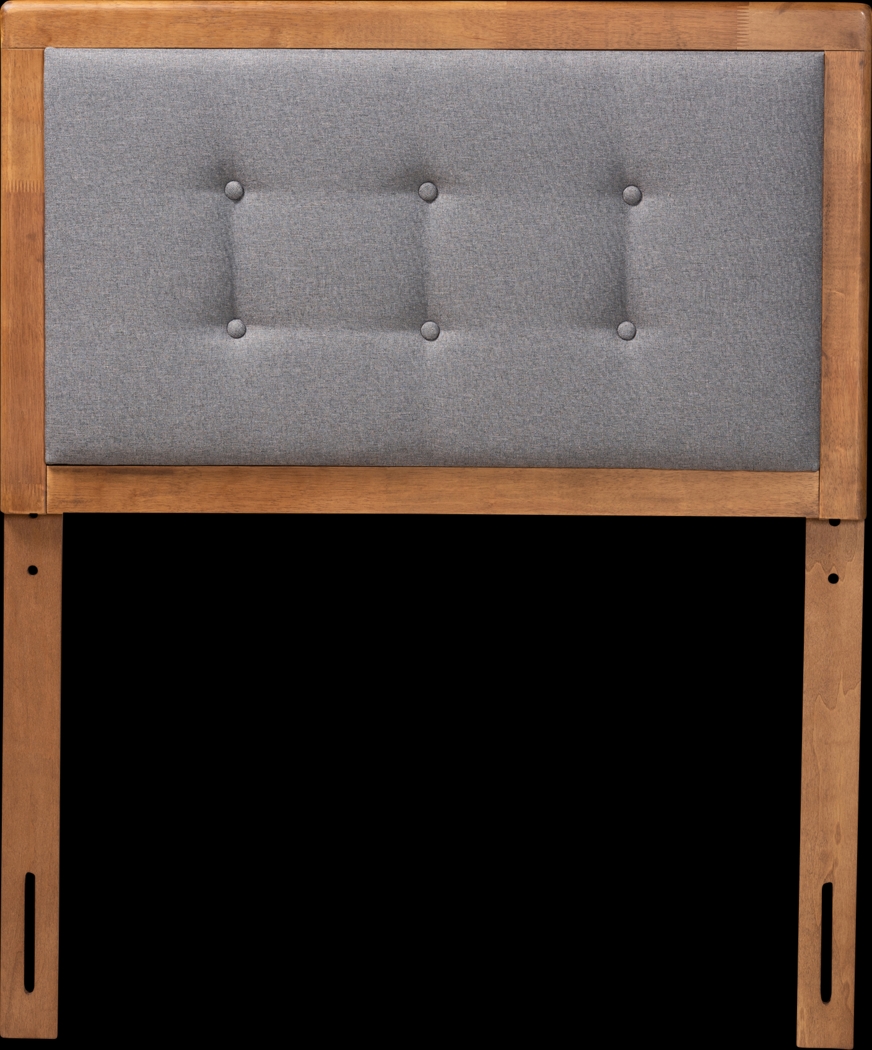 Edenboro Gray Twin Upholstered Headboard - Thumbnail - Image 1