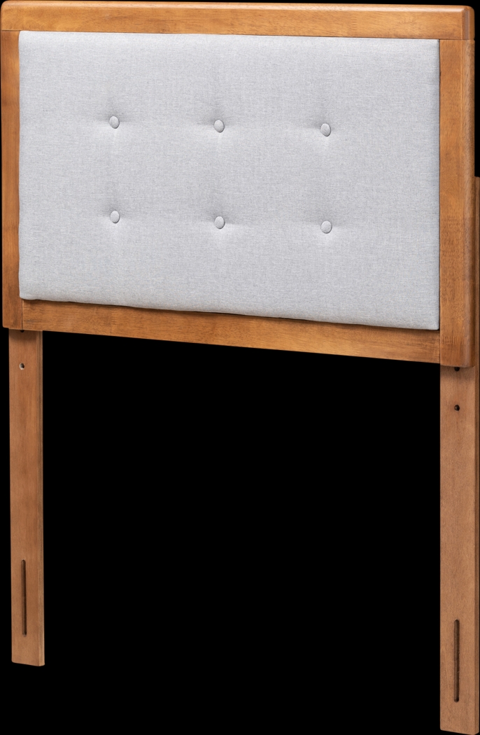 Edenboro Light Gray Twin Upholstered Headboard - Thumbnail - Image 2