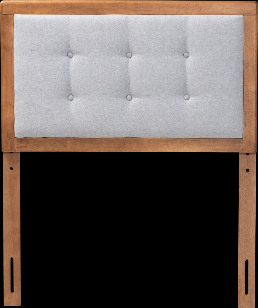 Edenboro Light Gray Twin Upholstered Headboard - Thumbnail - Image 1