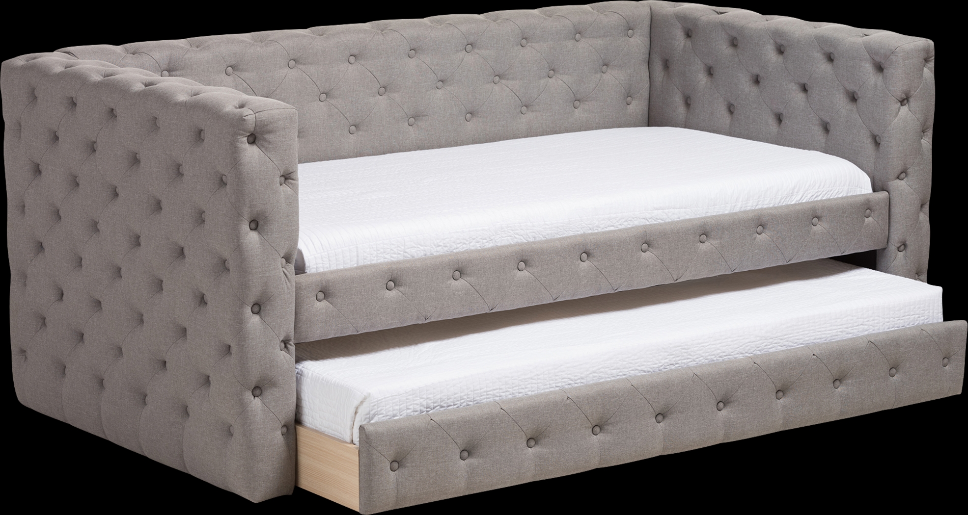 Edenbrook Gray Daybed with Trundle - Thumbnail - Image 4