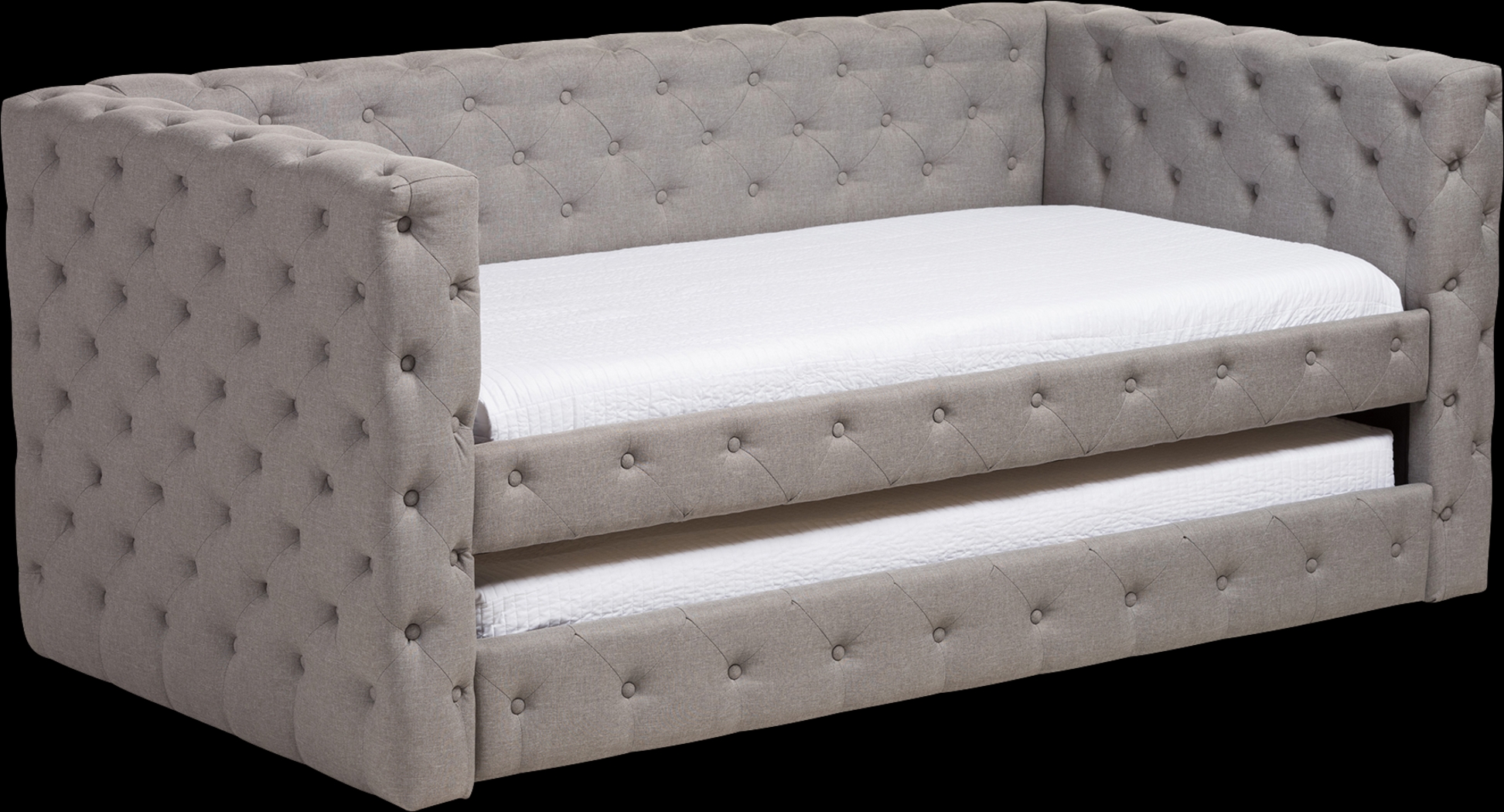 Edenbrook Gray Daybed with Trundle - Thumbnail - Image 1