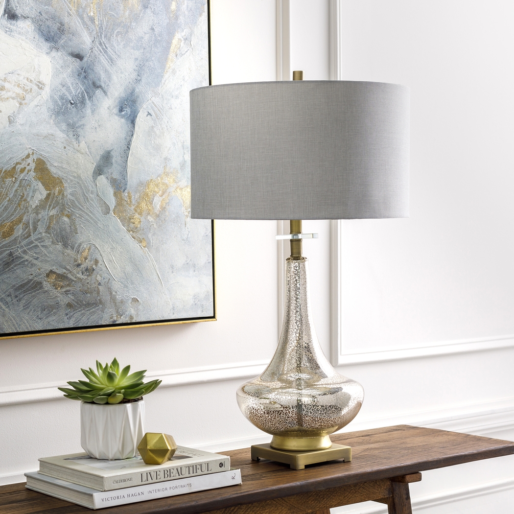 Edenderry Cay Gray Lamp - Thumbnail - Image 2