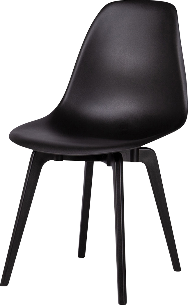 Edenpark Black Dining Chair, Set of 4 - Thumbnail - Image 2