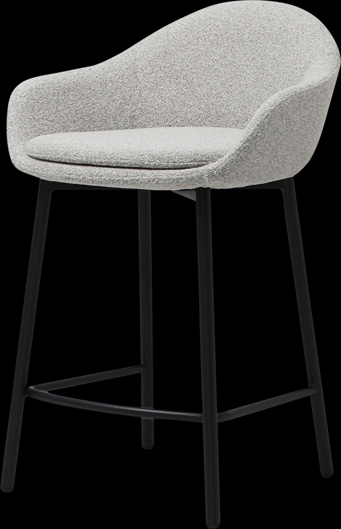 Edered Beige Counter Height Stool - Thumbnail - Image 8