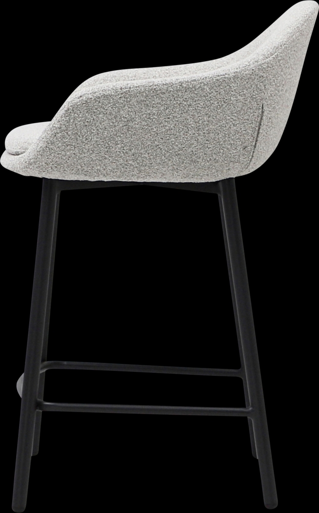 Edered Beige Counter Height Stool - Thumbnail - Image 9