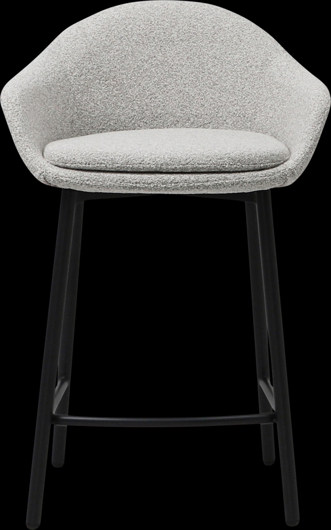 Edered Beige Counter Height Stool - Thumbnail - Image 1