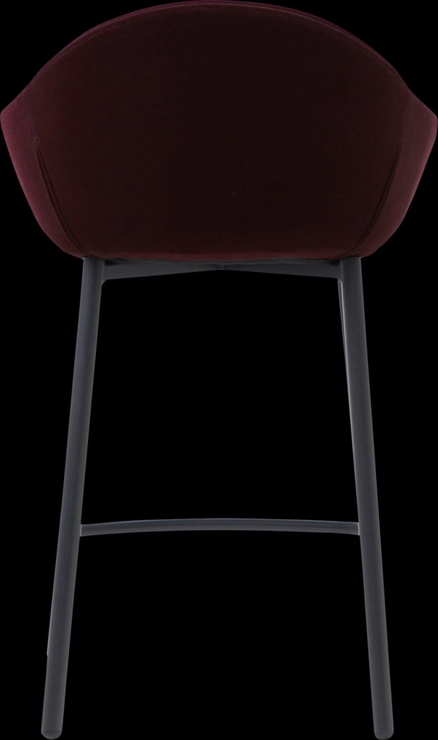 Edered Purple Counter Height Stool - Thumbnail - Image 3