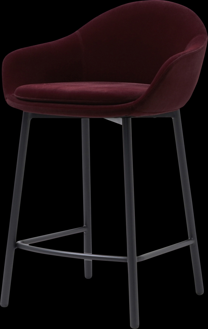 Edered Purple Counter Height Stool - Thumbnail - Image 7