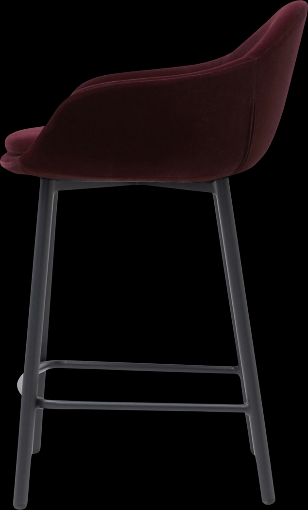 Edered Purple Counter Height Stool - Thumbnail - Image 8