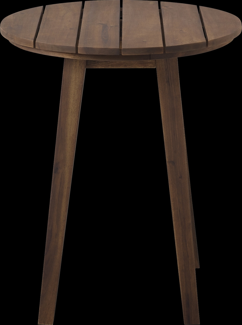 Ederville Dark Brown Outdoor End Table - Thumbnail - Image 2