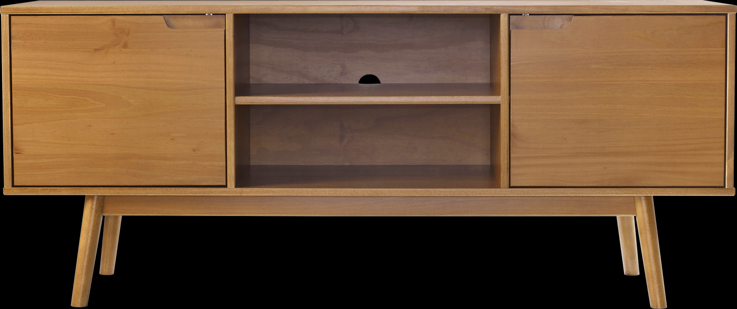 Edford Caramel 58 in. Console - Thumbnail - Image 2