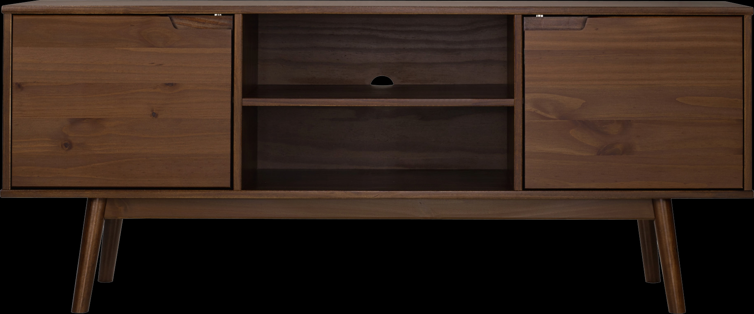 Edford Walnut 58 in. Console - Thumbnail - Image 2