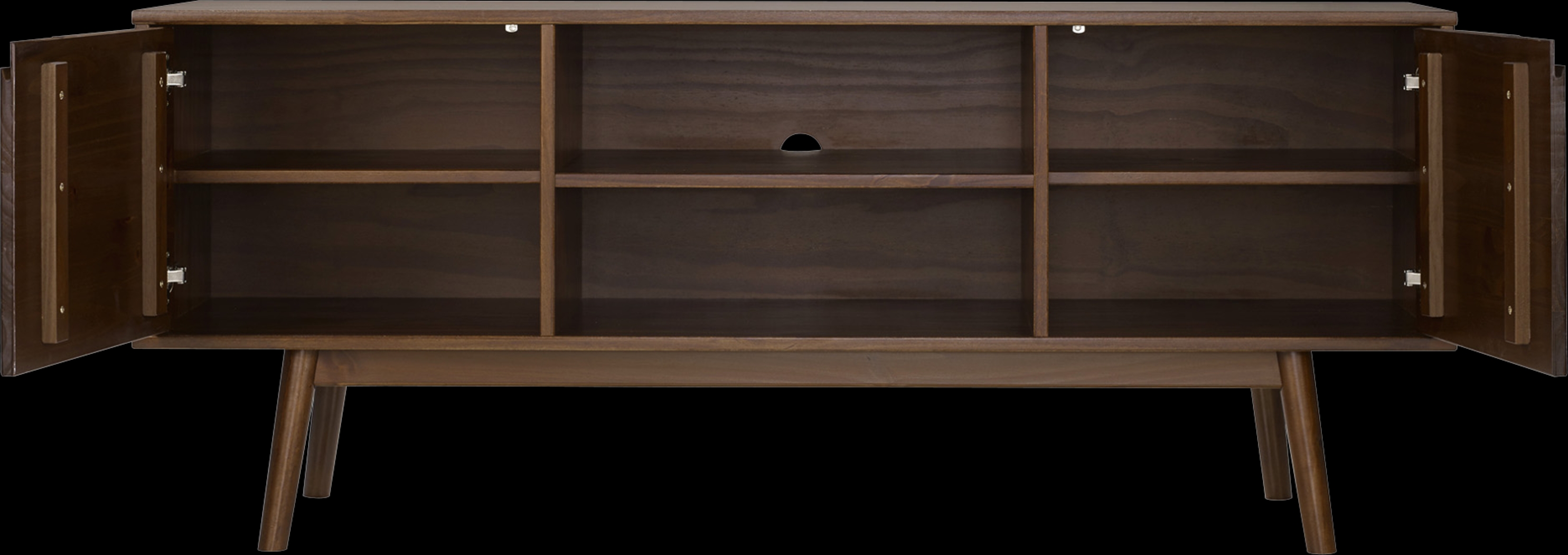 Edford Walnut 58 in. Console - Thumbnail - Image 3