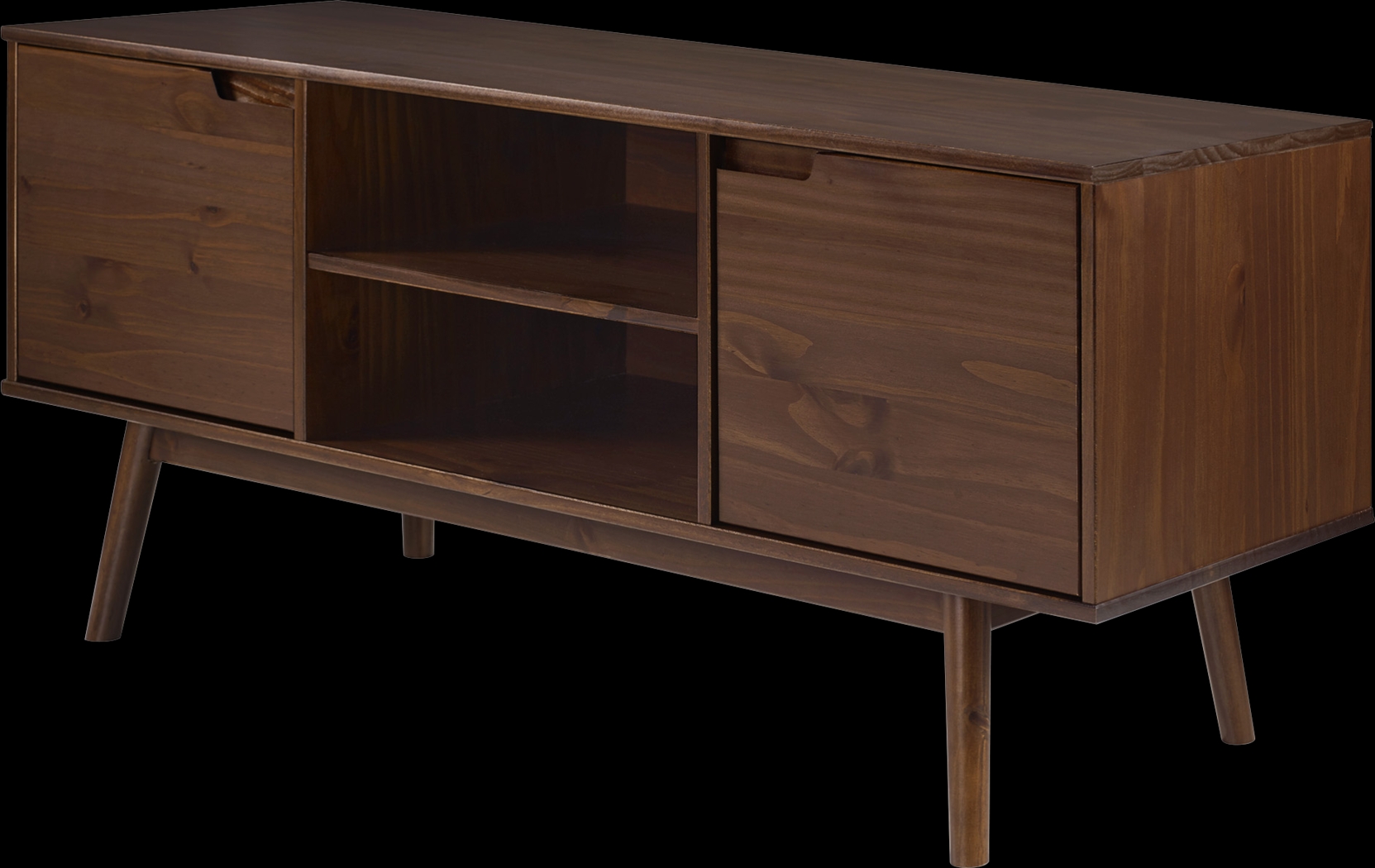 Edford Walnut 58 in. Console - Thumbnail - Image 1