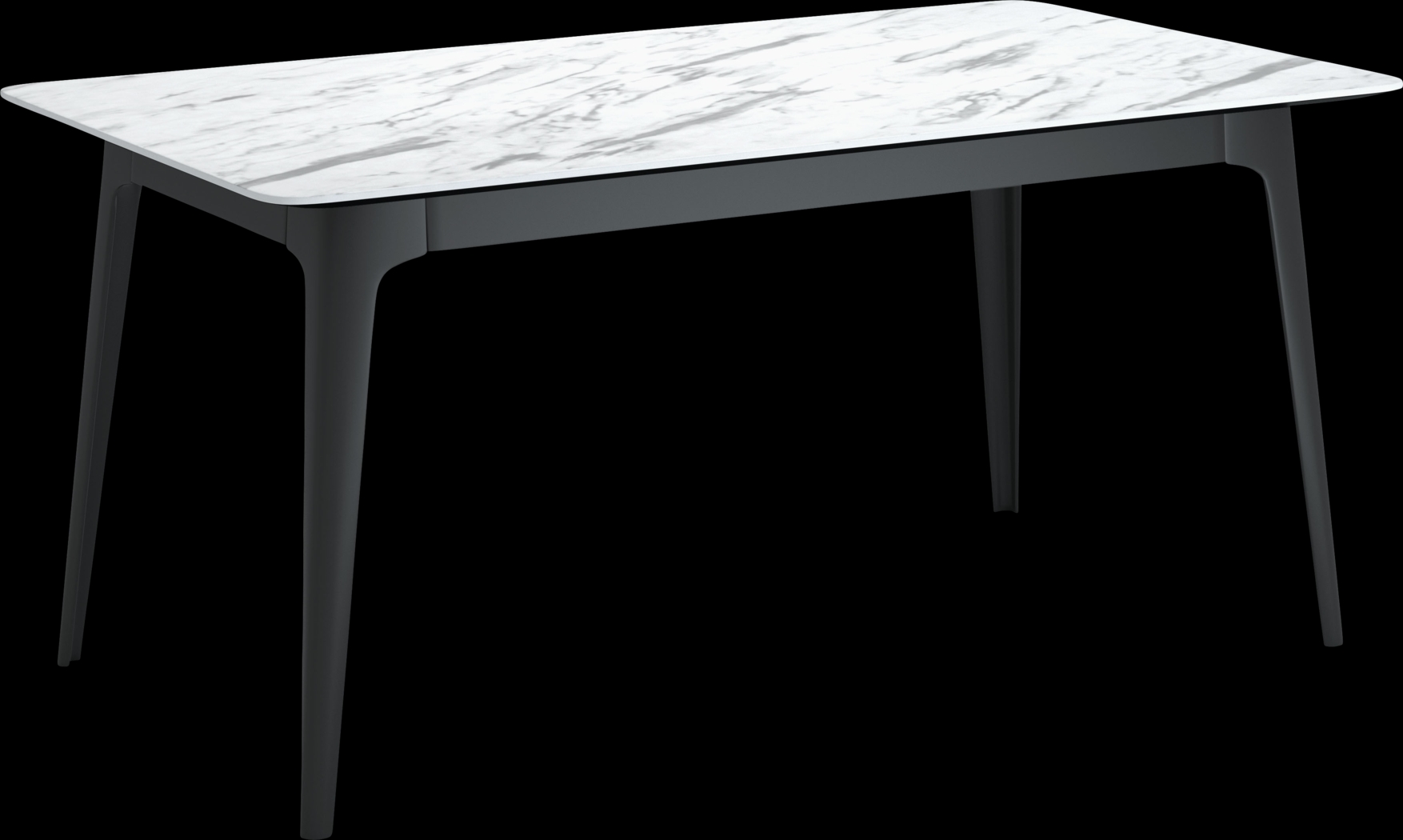 Edgard White Dining Table - Thumbnail - Image 1