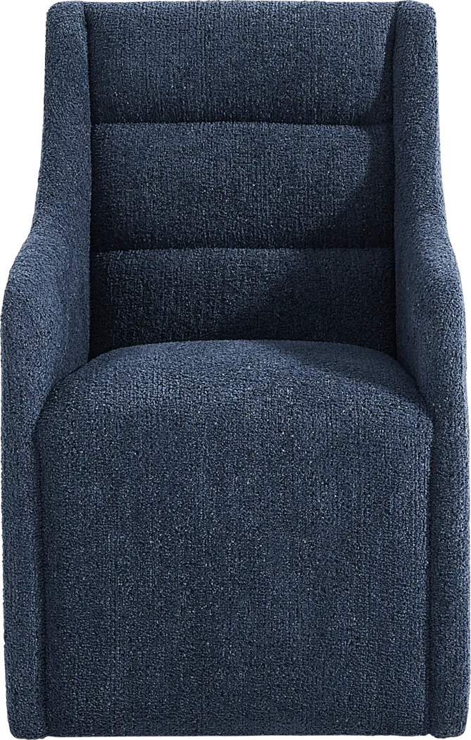 Edge Park Blue Caster Dining Chair - Image 2
