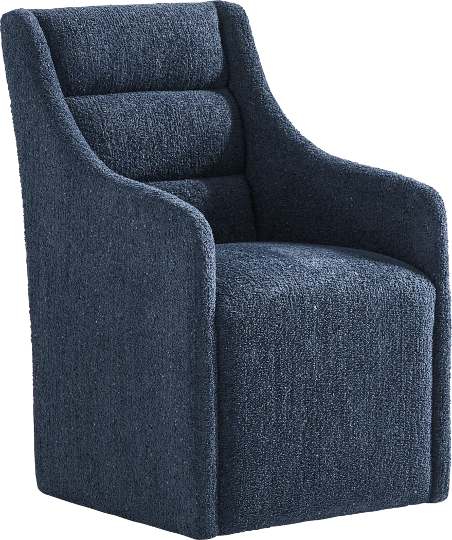 Edge Park Blue Caster Dining Chair - Image 1