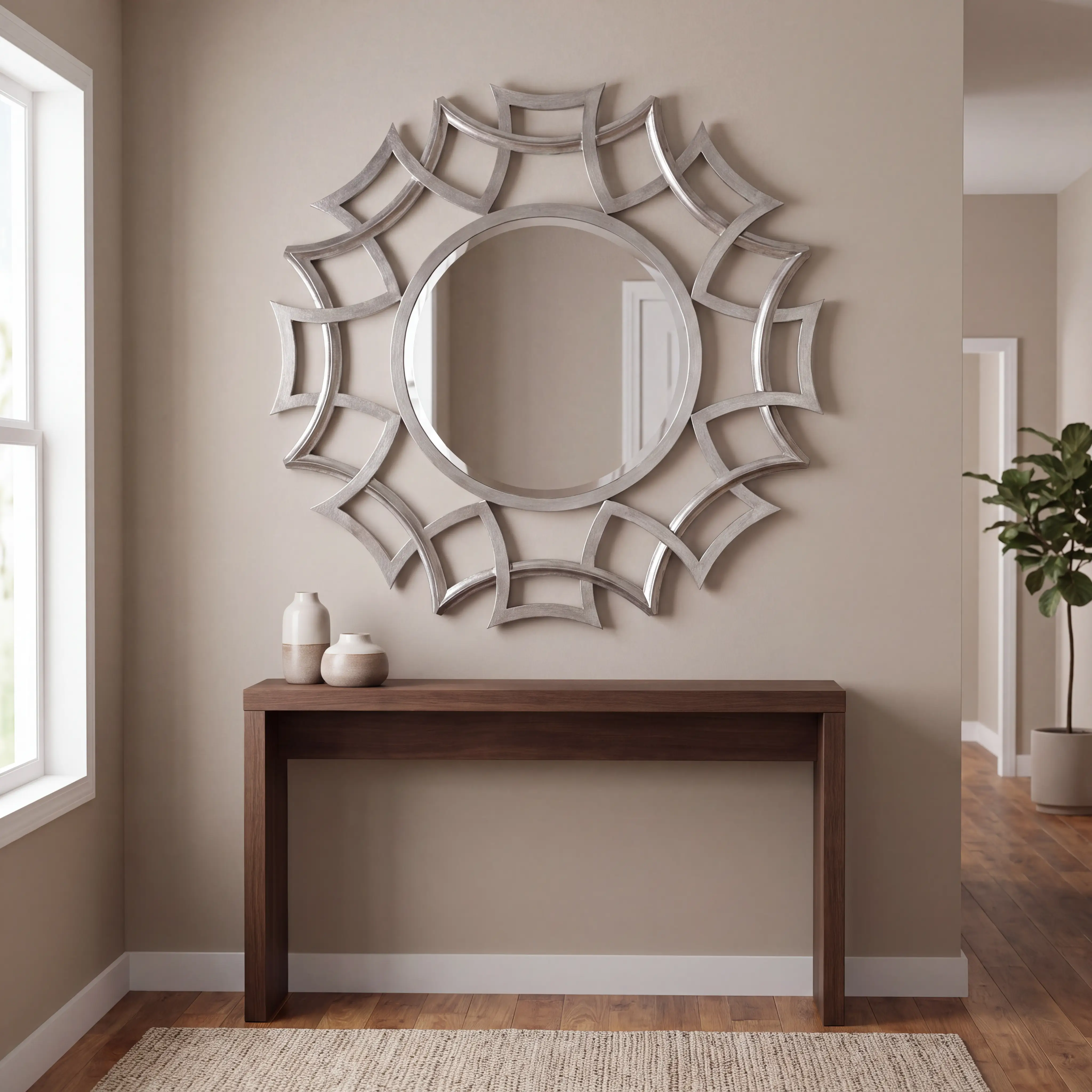 Edgebrook Gray Mirror - Image 2