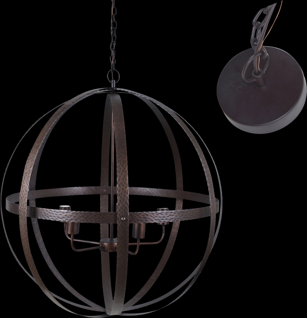 Edgelee Bronze Chandelier - Thumbnail - Image 1