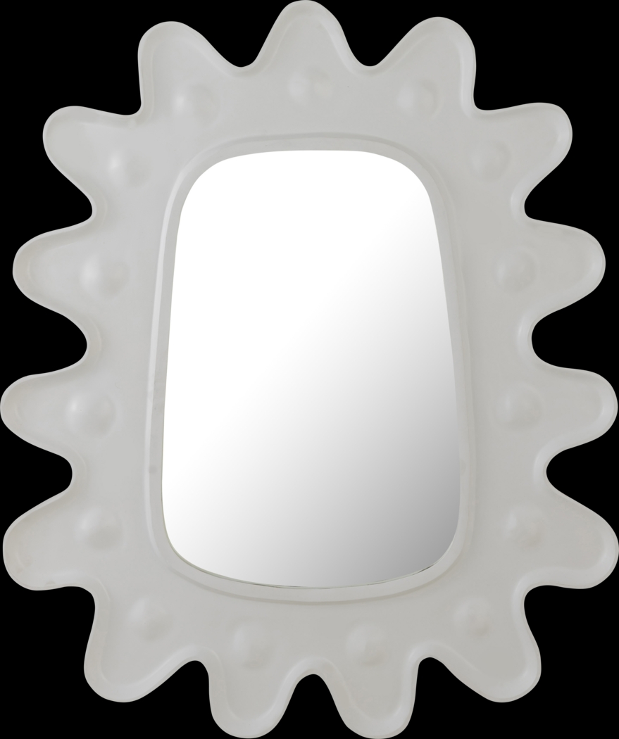 Edgerowe White Wall Mirror - Thumbnail - Image 1