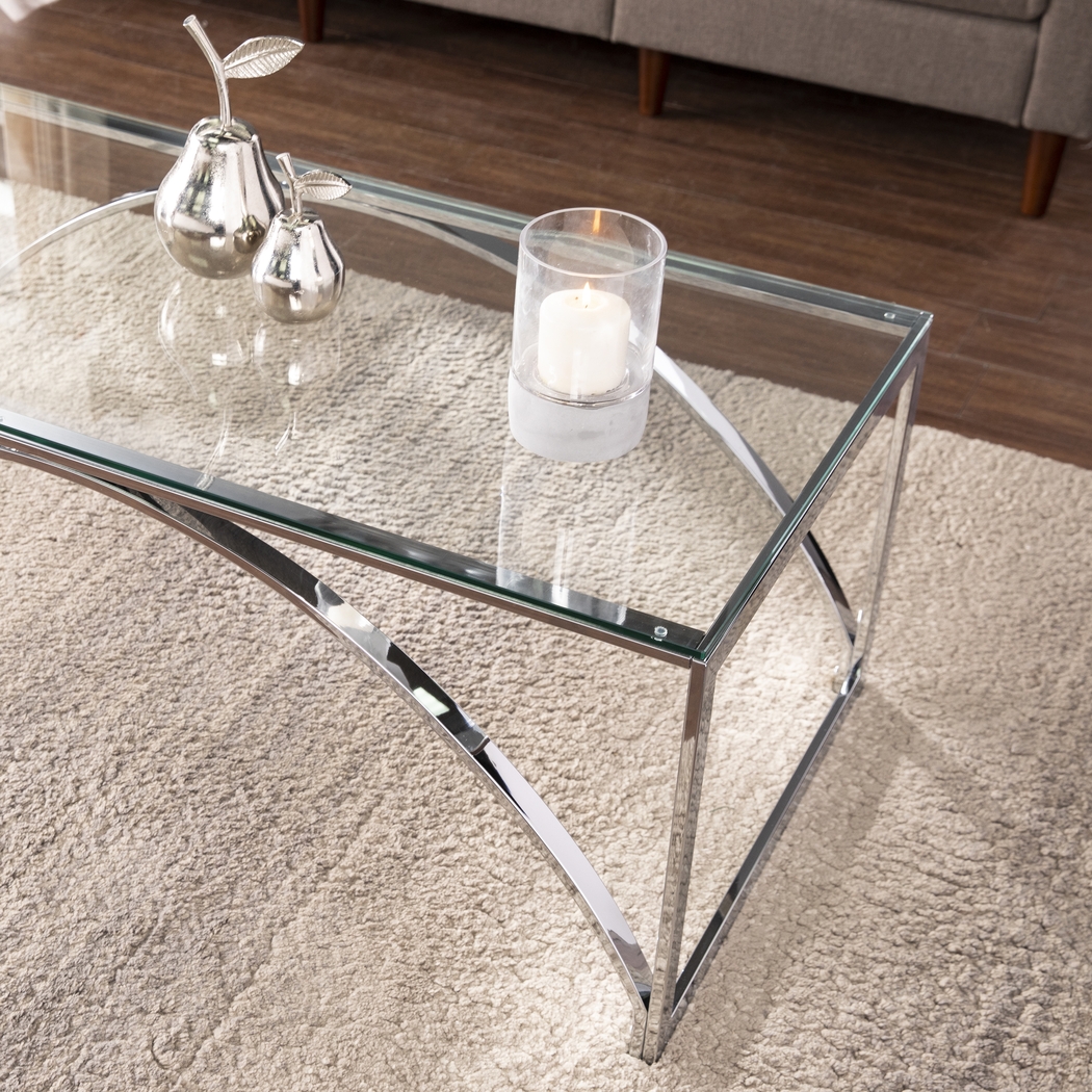 Edgeway Clear Cocktail Table - Thumbnail - Image 4
