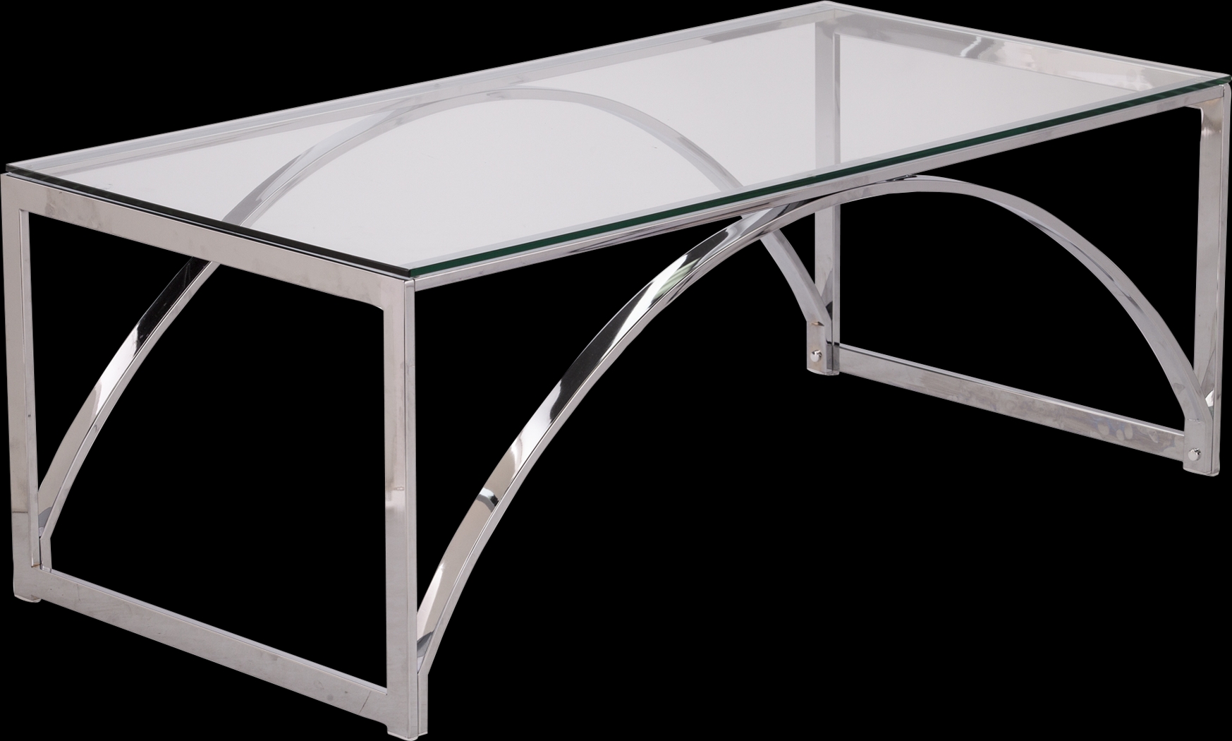 Edgeway Clear Cocktail Table - Thumbnail - Image 1
