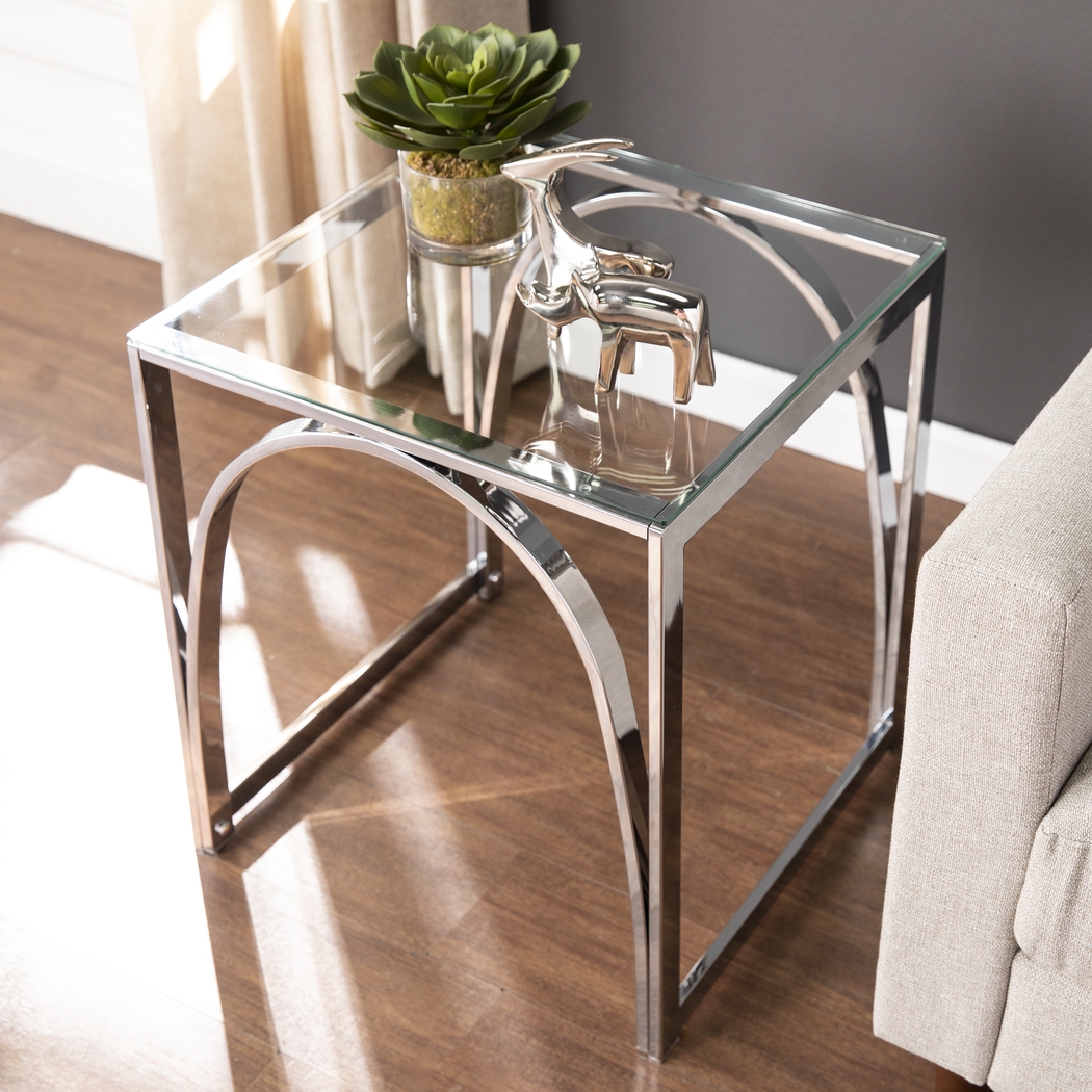 Edgeway Clear End Table - Thumbnail - Image 4