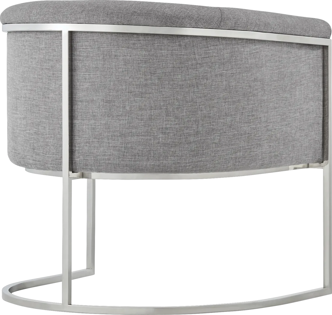 Edgeworth Gray Accent Chair - Thumbnail - Image 3