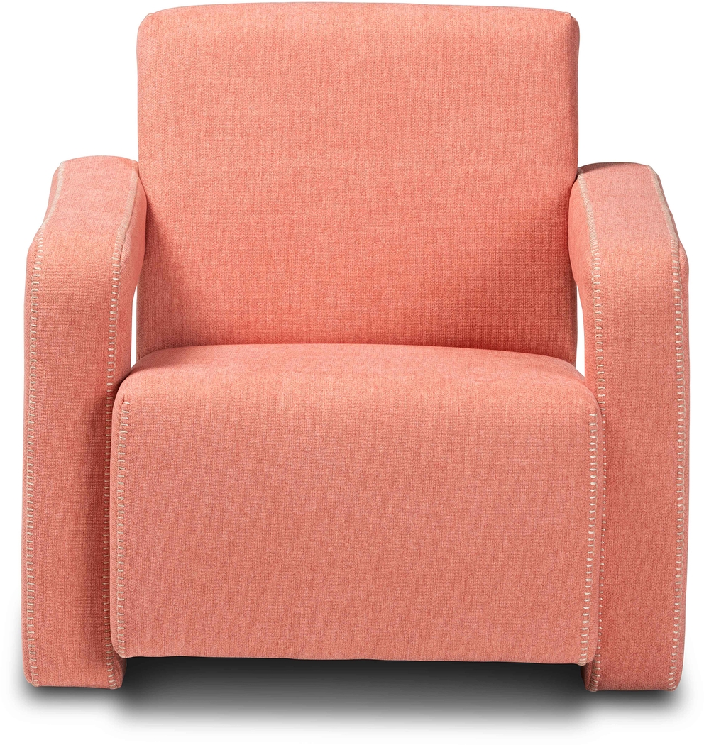 Ediane Light Red Accent Chair - Thumbnail - Image 2