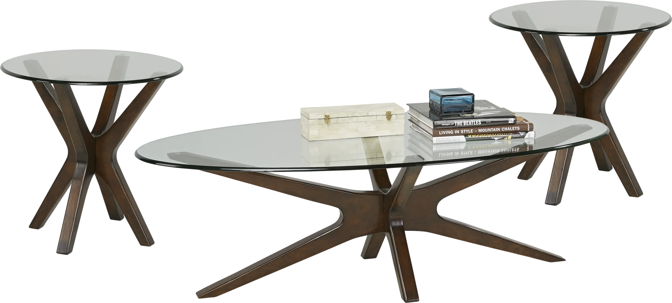 Gabriele Gray 5 Pc Leather Living Room - Thumbnail - Image 4