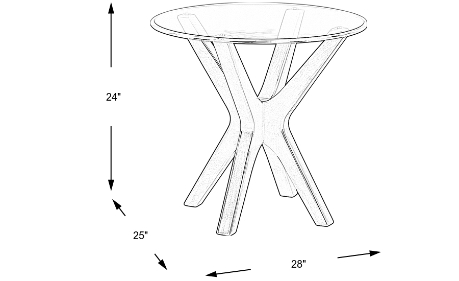 Dimension Image. Please refer to the Dimension Tab on this page for dimension details.