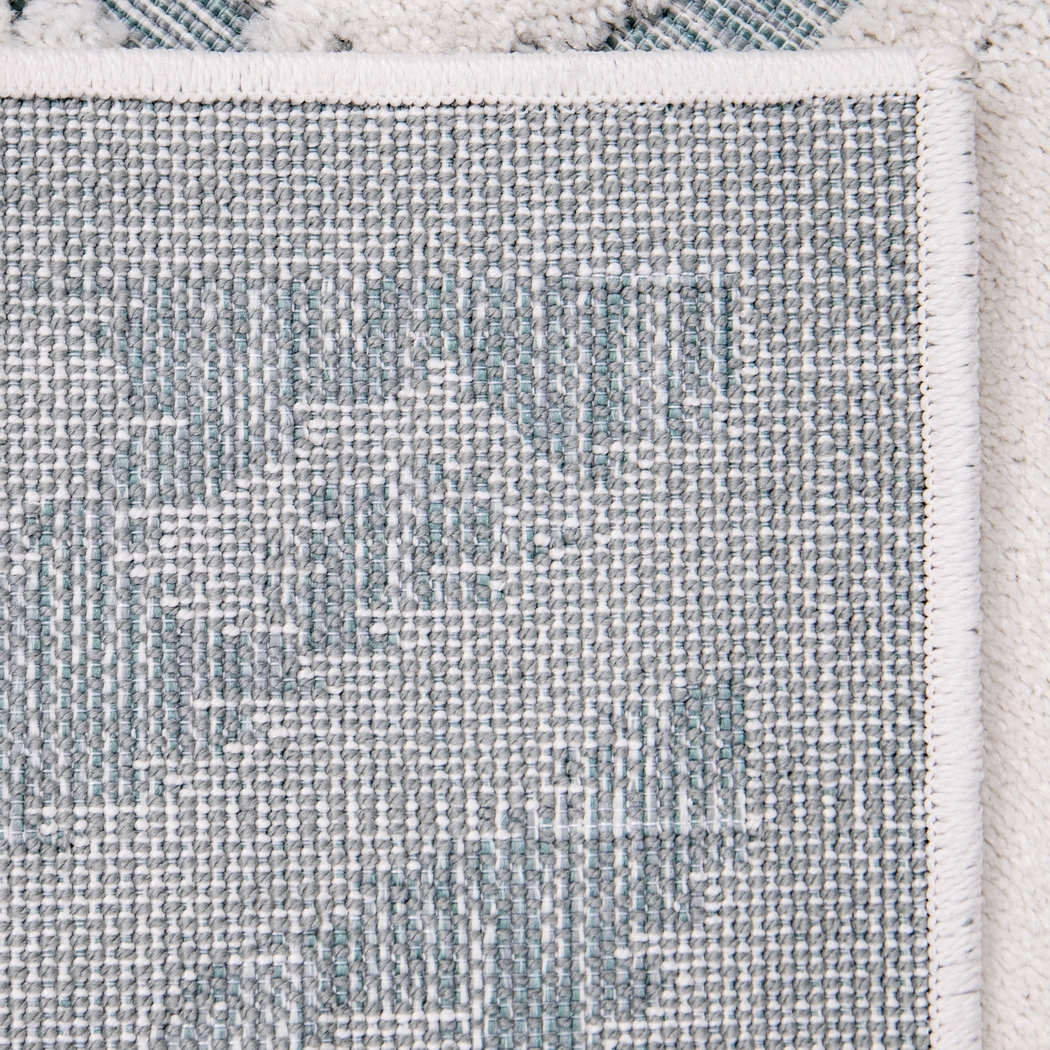 Edingale White/Blue 7'9 x 10'10 Rug - Thumbnail - Image 5