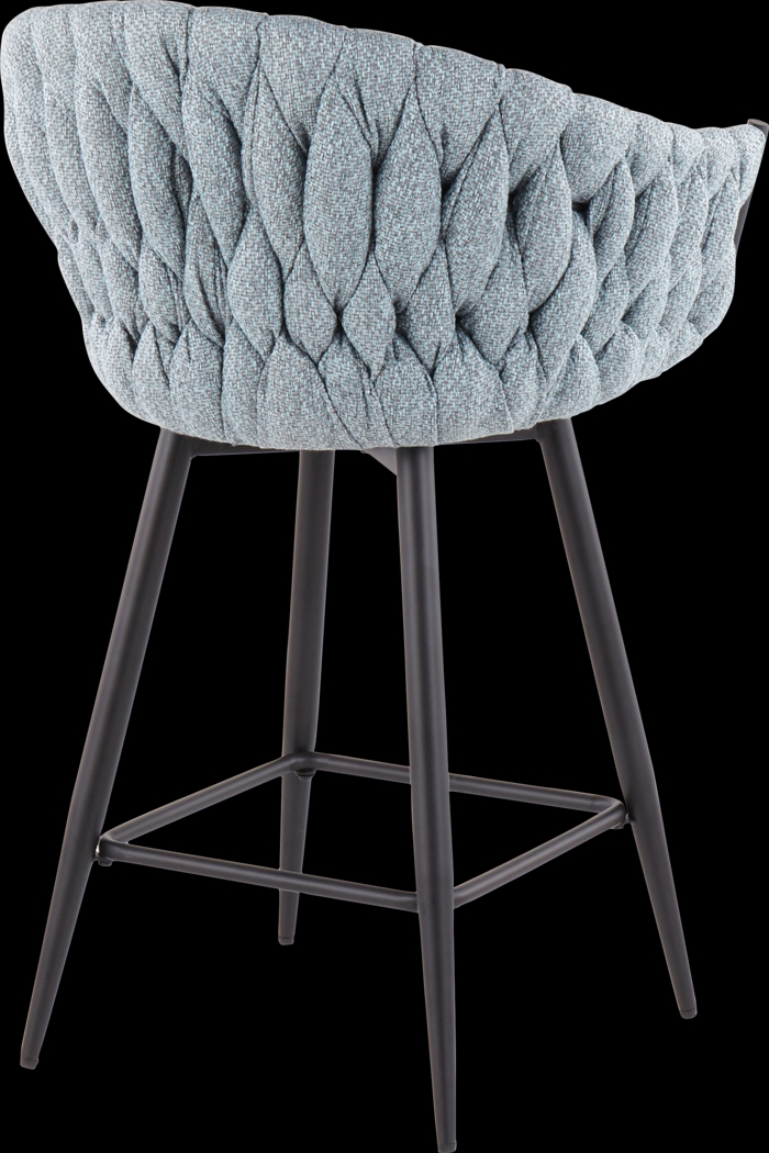 Edinger Blue Counter Height Stool, Set of 2 - Thumbnail - Image 4