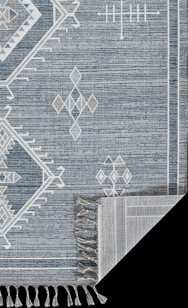 Edis Blue 5'3 x 7'6 Rug - Thumbnail - Image 4