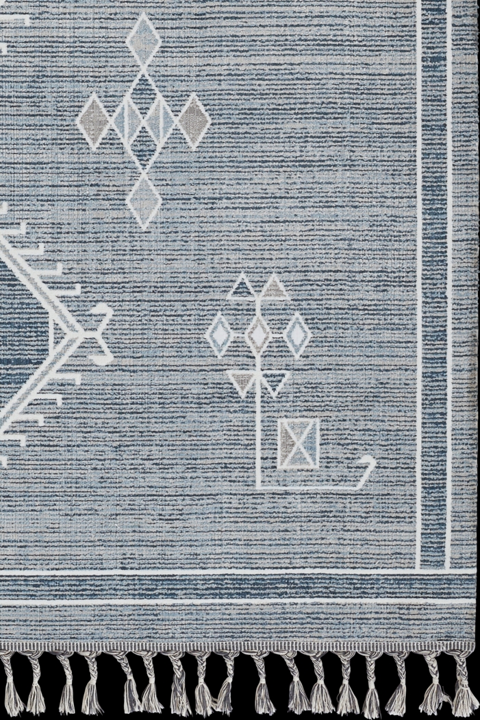 Edis Blue 7'10 x 10'2 Rug - Thumbnail - Image 2