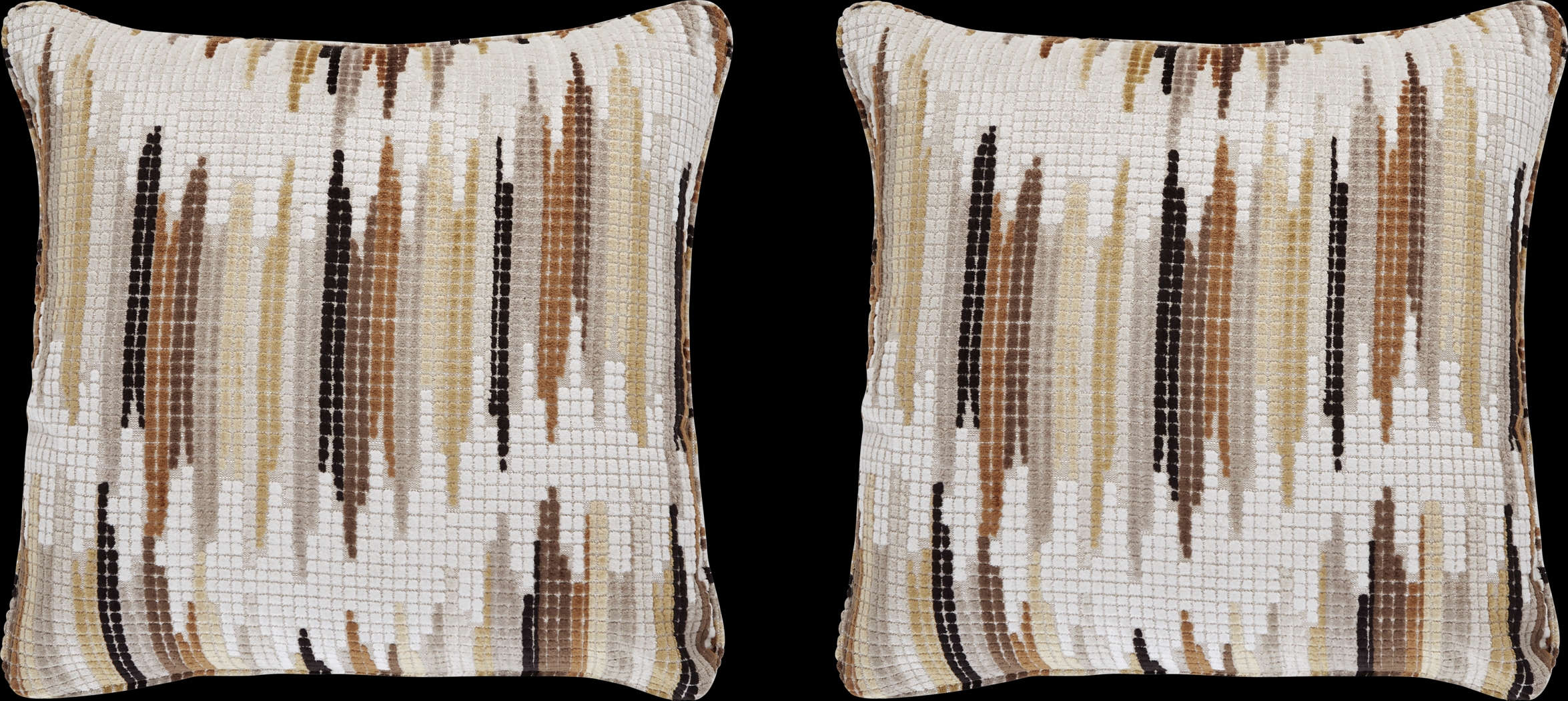Edison Black Accent Pillows (Set of 2) - Thumbnail - Image 1