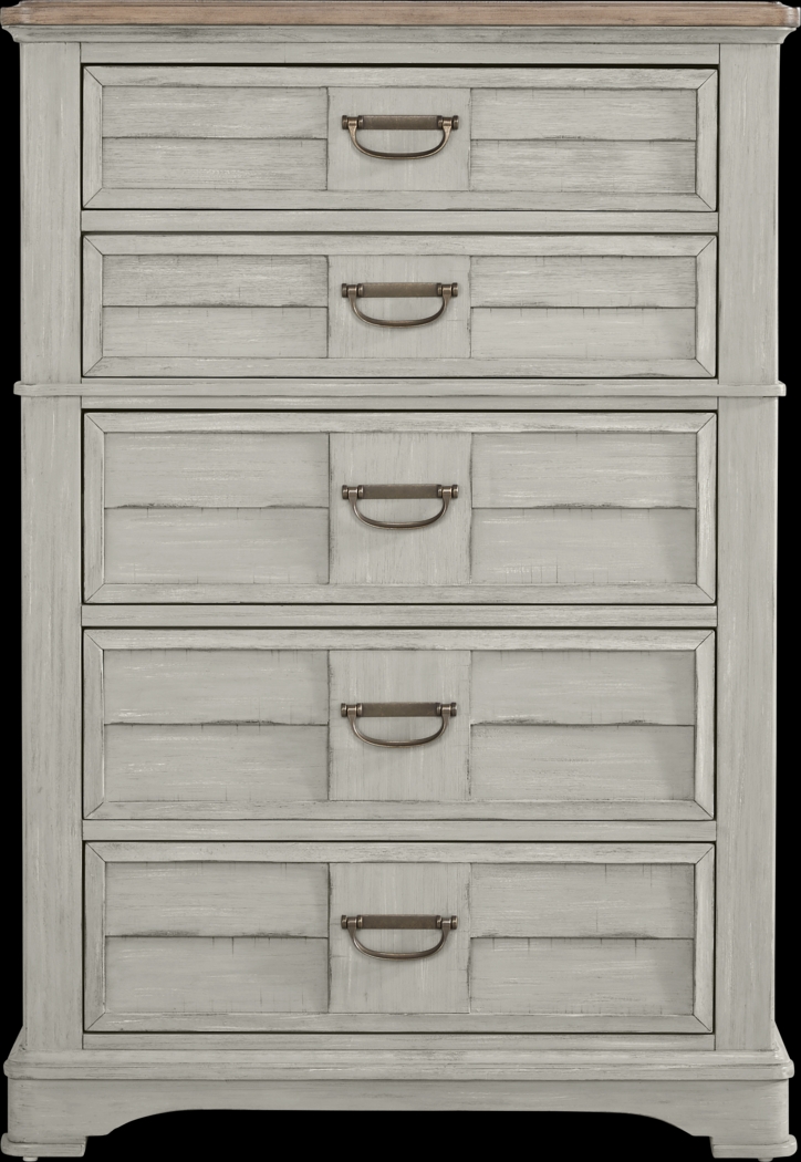 Edisto Bay Gray 5 Pc Queen Panel Bedroom - Thumbnail - Image 5
