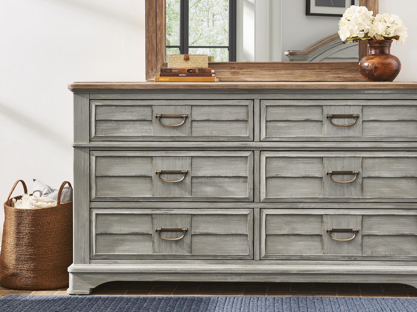 Edisto Bay Gray Dresser - Thumbnail - Image 3