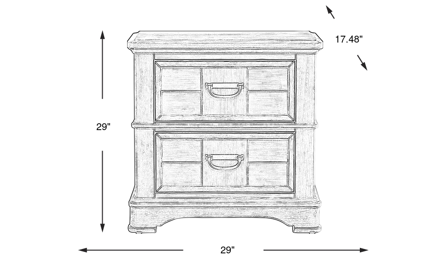 Dimension Image. Please refer to the Dimension Tab on this page for dimension details.