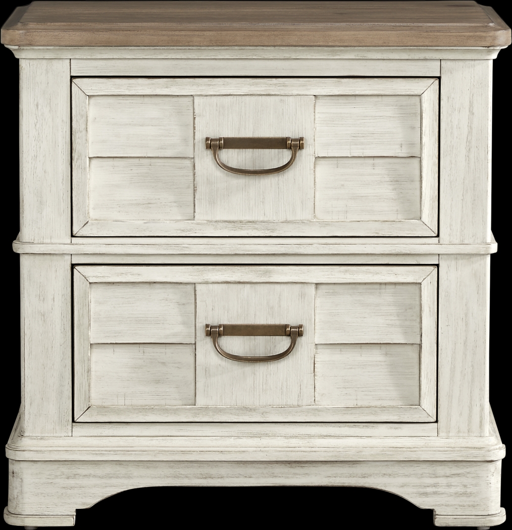 Edisto Bay White Nightstand - Thumbnail - Image 1