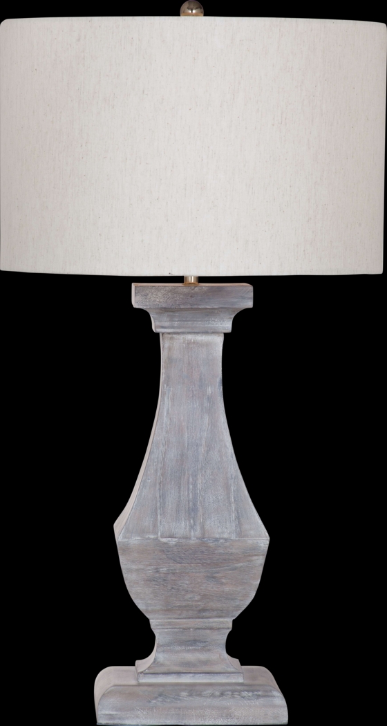 Edith Isle Gray Lamp - Thumbnail - Image 1