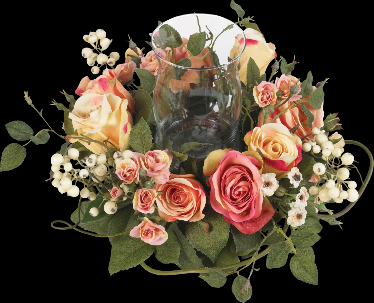 Editha Green Rose Silk Floral - Thumbnail - Image 2