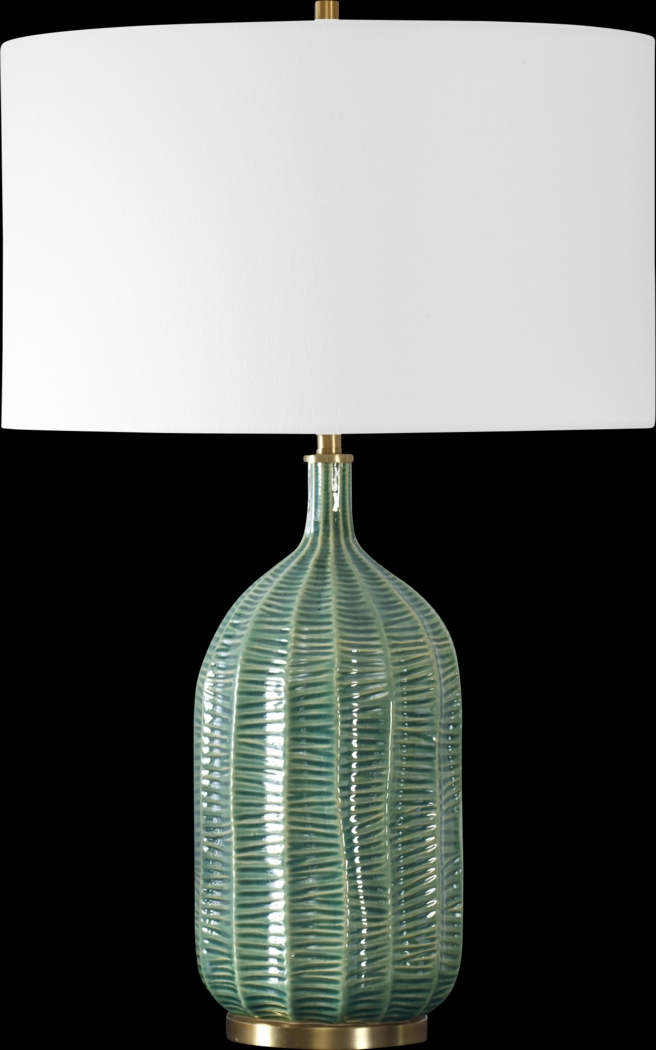 Edlie Gate Green Lamp - Thumbnail - Image 1