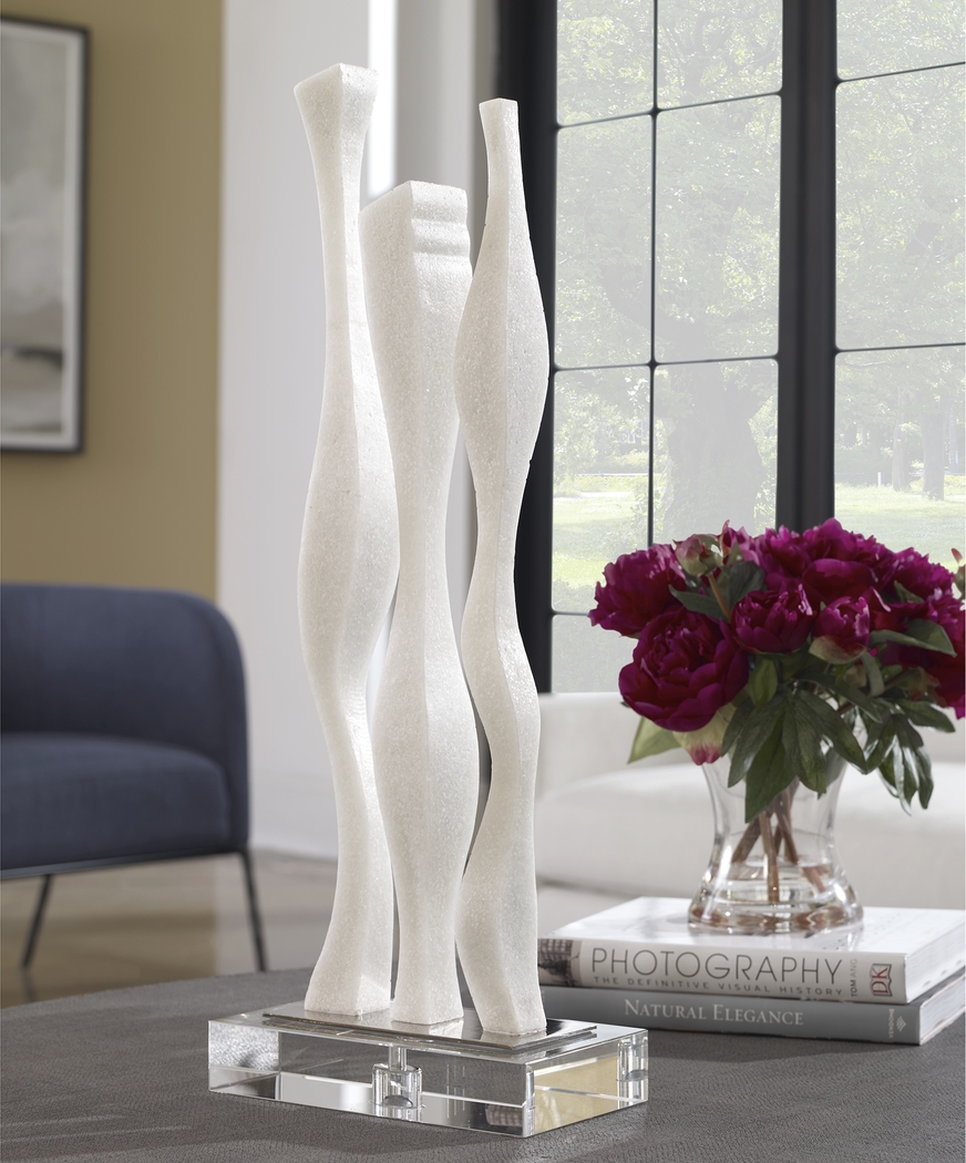 Edmaire White Sculpture - Thumbnail - Image 2