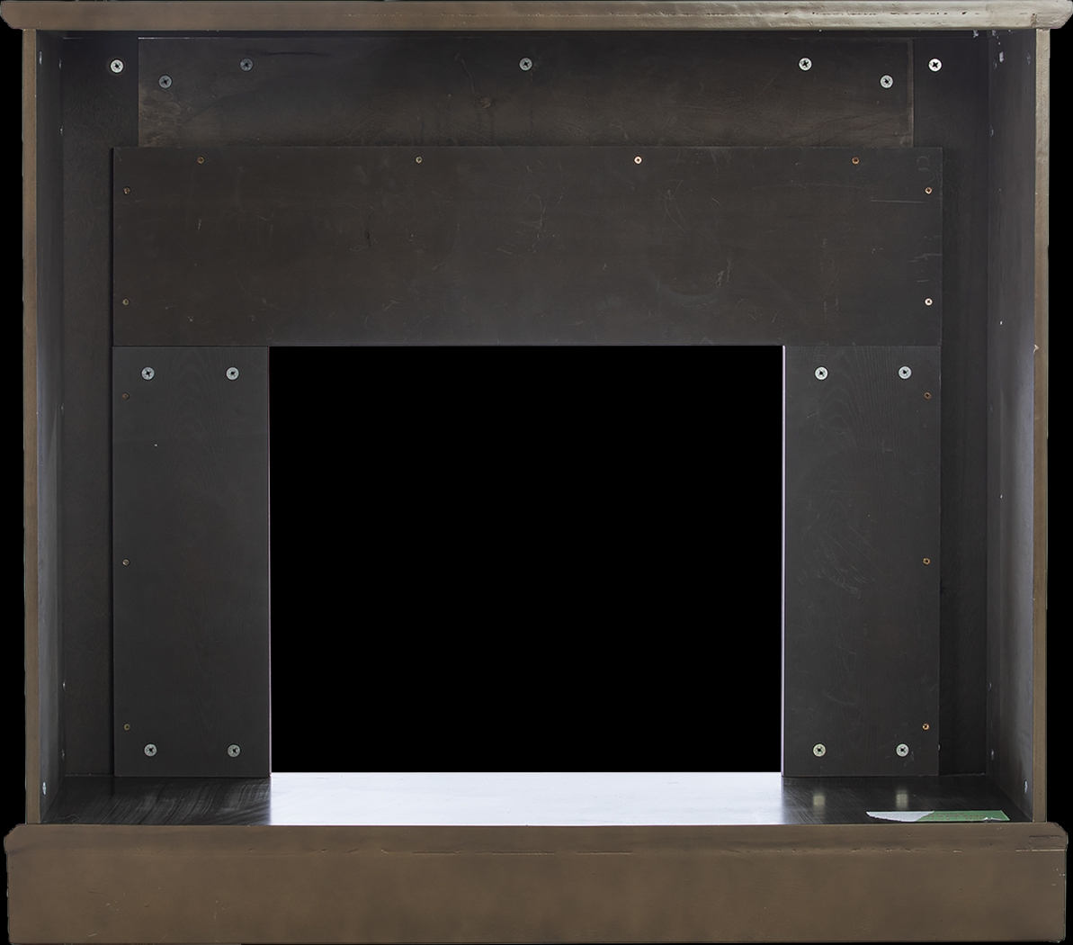 Edmarie IV Brown 45 in. Console, With Touch Panel Electric Fireplace - Thumbnail - Image 4